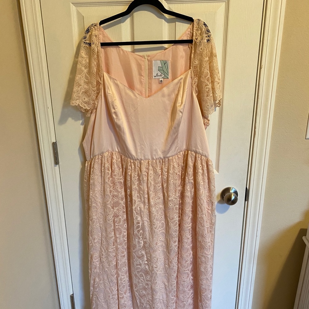 Blush lace formal!